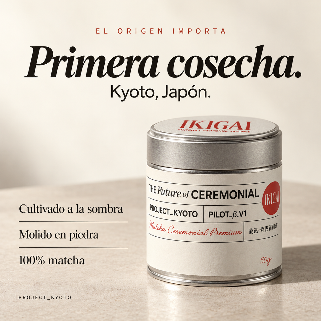 Matcha Ceremonial de Primera Cosecha · Kyoto, Japón