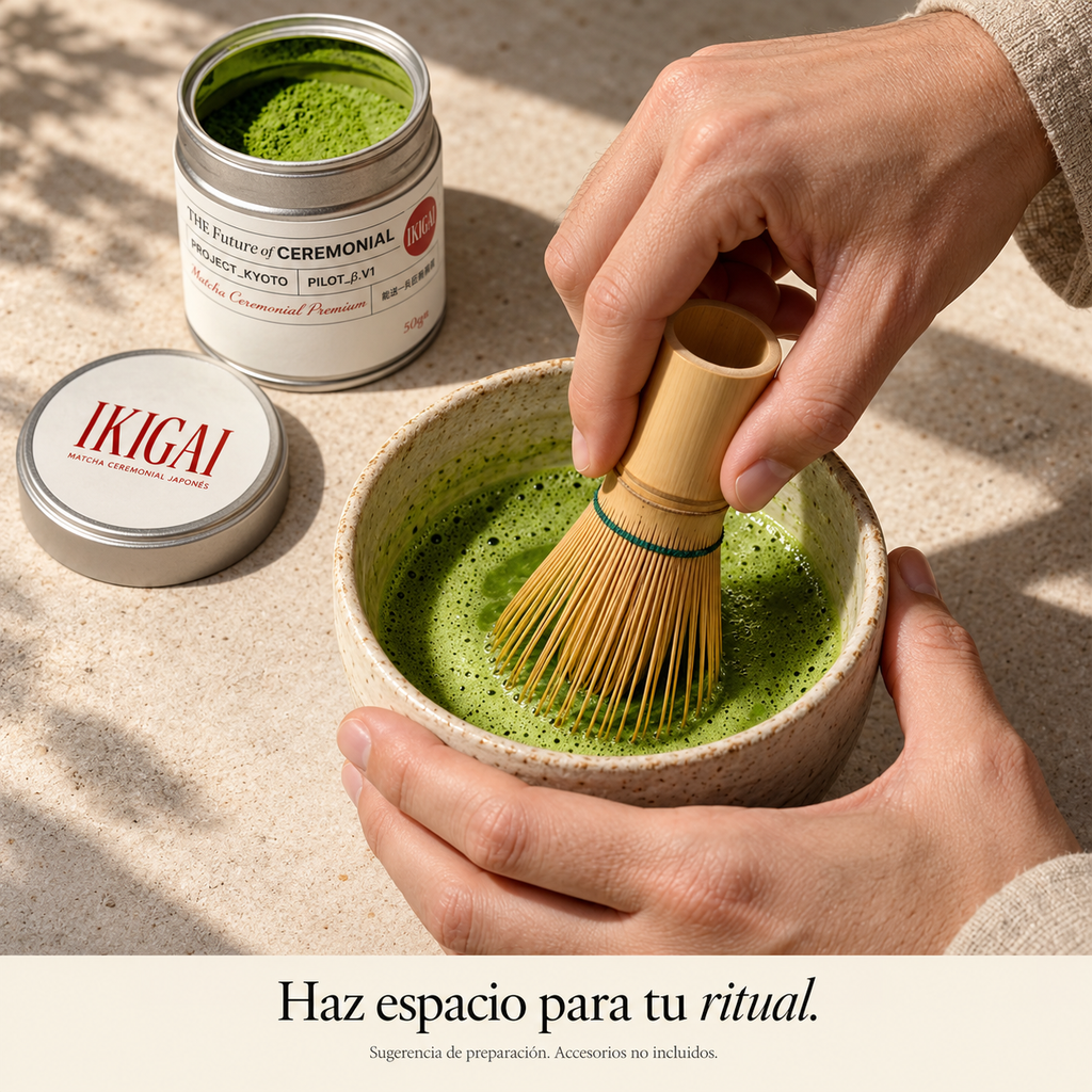 Matcha Ceremonial de Primera Cosecha · Kyoto, Japón