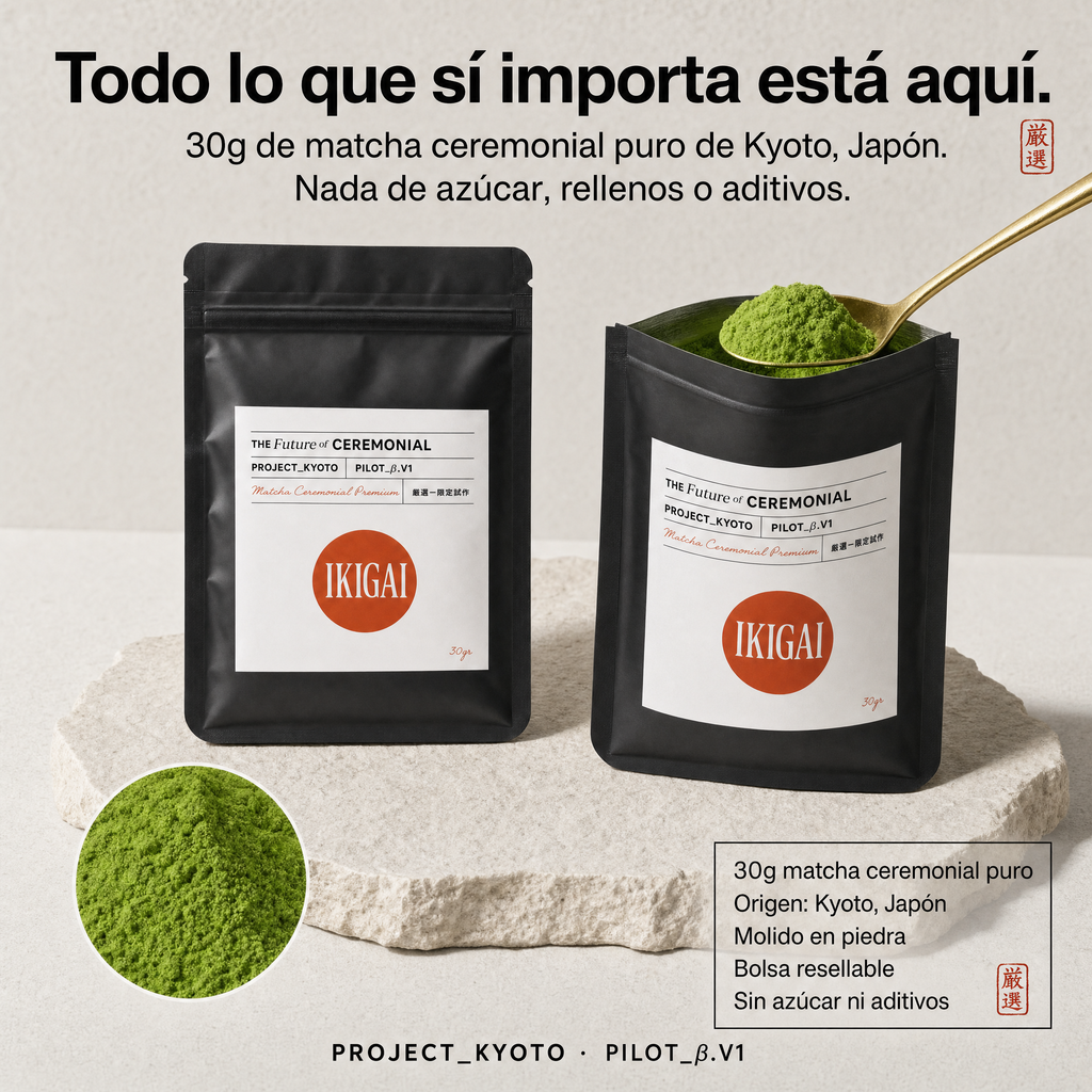 Matcha Ceremonial de Primera Cosecha 30g · Kyoto, Japón — PROJECT_KYOTO